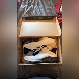 Adidas Alphabounce "White Black" Speckled